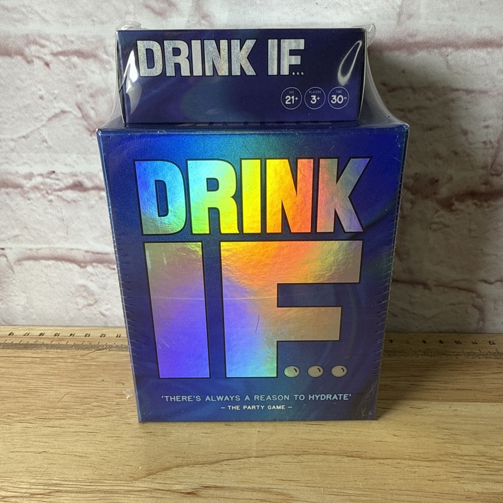 Drink If... Drinking Game "There's Always A Reason To Hydrate" The Party Game